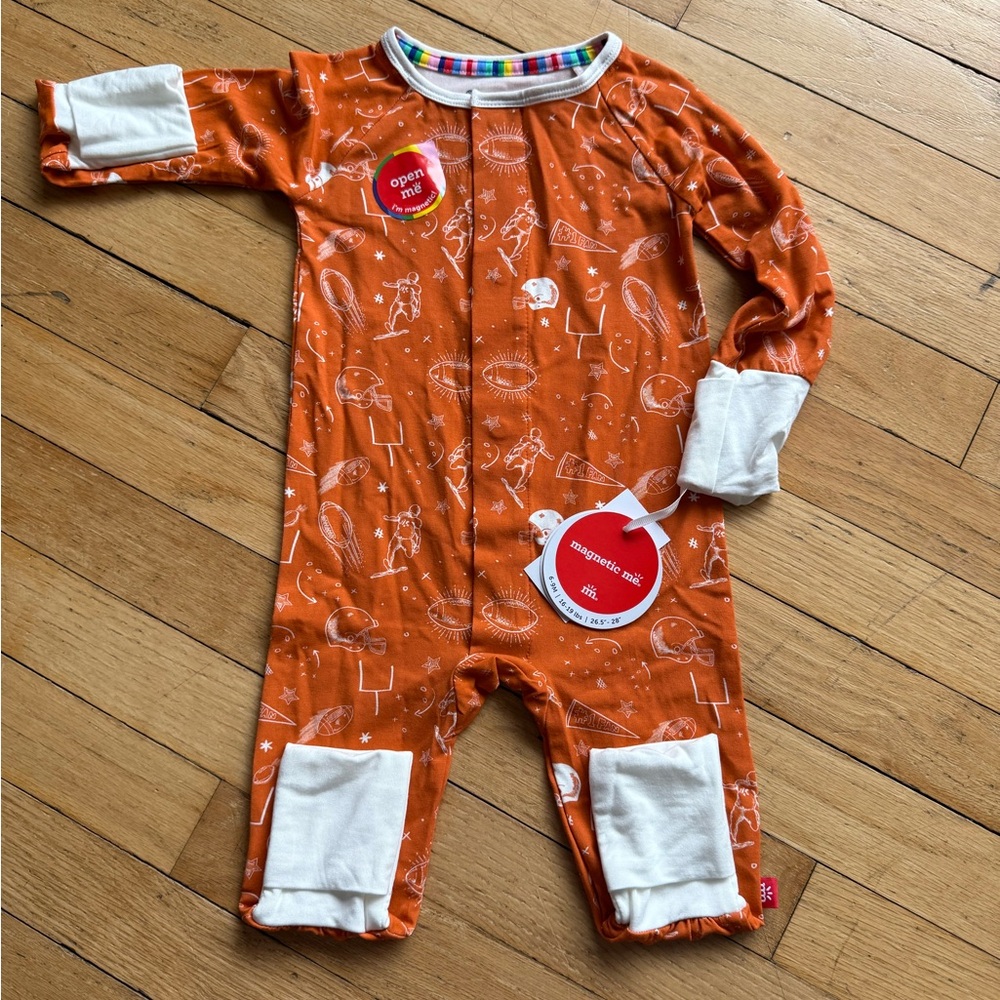 Magnetic Me Football Onesie